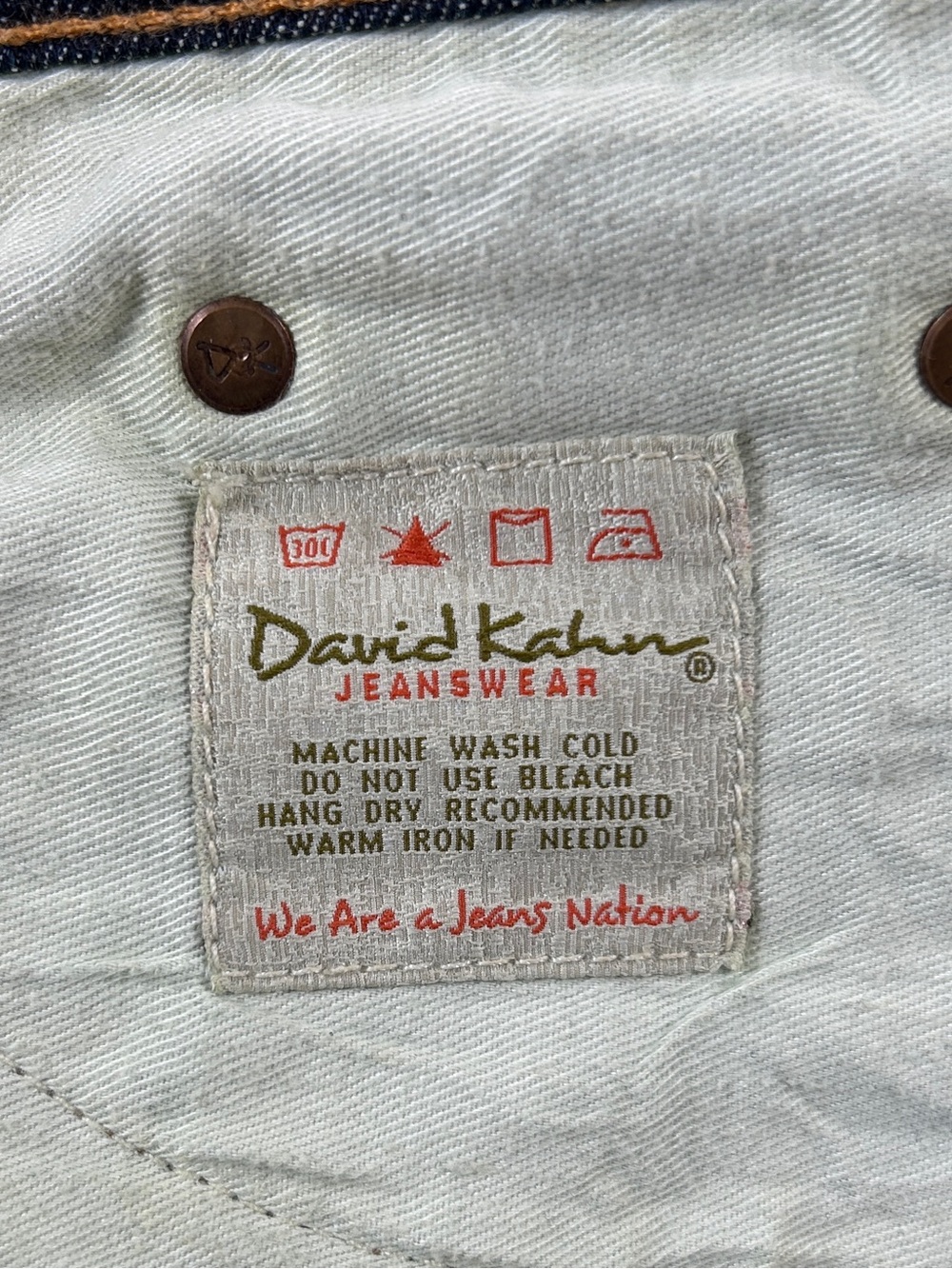 Y2K David Kahn Made in USA Lauren Bootcut Jeans Women's Size 6 - Picture 14 of 16